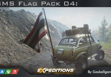 GG Flag Pack 04: Asiaверсия 1.0.0 для Expeditions: A MudRunner Game (v9)