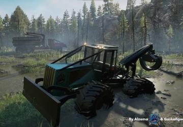 GGMS Tigris and ALZ-S8400 (Skidders)версия 1.0.2 для SnowRunner (v14.2)