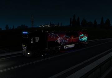 Glowing Sides Trailerверсия 1.0 для Euro Truck Simulator 2 (v1.39.x)