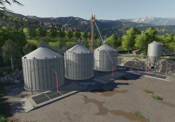 Grain Silo Set With Multifruitверсия 1.2.1.0 для Farming Simulator 2019 (v1.7.x)