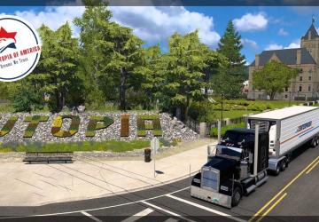 Grand Utopia of Americaверсия 1.3 для American Truck Simulator (v1.58.x)