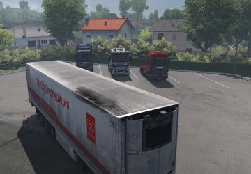 Грязный скин «ЖелДорЭкспедиция»версия 1.0 для Euro Truck Simulator 2 (v1.38.x, - 1.40.x)