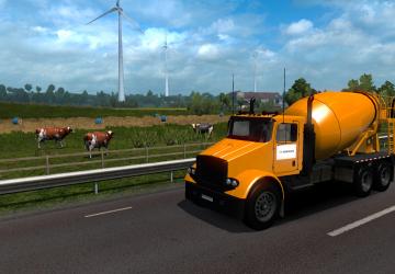 GTA V Truck & Bus Traffic Packверсия 2.0 для American Truck Simulator (v1.43.x)