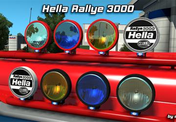Hella Rallye 3000версия 1.8.8 для American Truck Simulator (v1.51.x, - 1.57.x)
