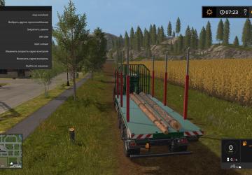 HKL Wood container ALWверсия 01.00 для Farming Simulator 2017 (v1.5.3)