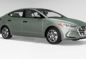 Hyundai Elantra 2017версия 3.0 для BeamNG.drive (vv0.21)