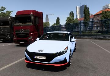 Hyundai Elantraверсия 1.0 для American Truck Simulator (v1.49.x)