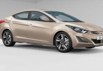 Hyundai Elantra (MD) 2012версия 1.0 для BeamNG.drive (v0.24)