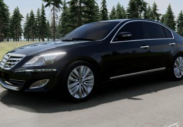 Hyundai Genesis (2008-2013)версия 1.1 для BeamNG.drive (v0.34.x)