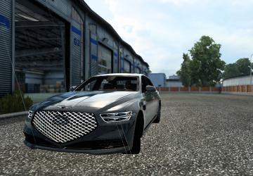 Hyundai Genesis G90версия 1.1 для Euro Truck Simulator 2 (v1.45.x)