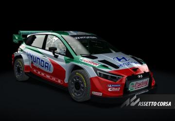 Hyundai I20 Rally1 2022 Gravelверсия ft. Koldo83 для Assetto Corsa
