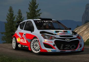 Hyundai i20 WRCверсия 2.3 для American Truck Simulator (v1.50.x, - 1.57.x)