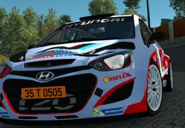 Hyundai i20 WRCверсия 2.3 для Euro Truck Simulator 2 (v1.50.x, - 1.57.x)