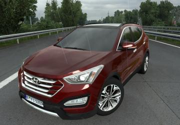 Hyundai Santa Fe 2014версия 1.5 для Euro Truck Simulator 2 (v1.57.x)