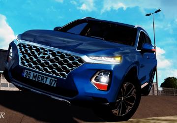 Hyundai Santa Fe 2019версия 2.6 для American Truck Simulator (v1.54.x)