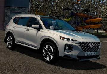 Hyundai Santa Fe 2019версия 24.03.2021 для City Car Driving (v1.5.9.2)