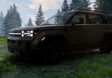 Hyundai Santa Fe (2024)версия 1.0 для BeamNG.drive (v0.32.x)