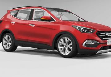 Hyundai Santa Fe (DM) 2015версия 1.0 для BeamNG.drive (v0.25)