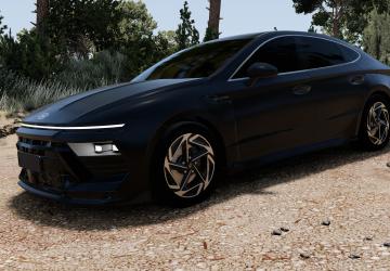 Hyundai Sonata (2024)версия 1.1 для BeamNG.drive (v0.36.x)