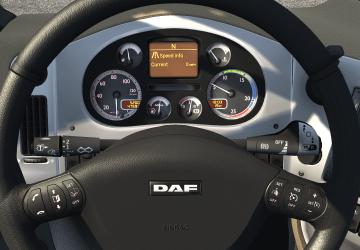 Interior remaster Daf XF 105 Vadikверсия 1.1 для Euro Truck Simulator 2 (v1.53)