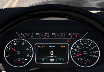 International Lonestar Customised Dashboardv1.1 для American Truck Simulator (v1.40.x, 1.42.x)