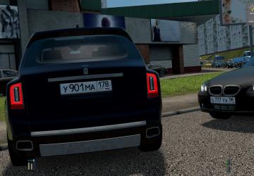 Регион номеров с Московских на Санкт-Петербургскиеv1.0 для City Car Driving (v1.54-1.5.9.2)