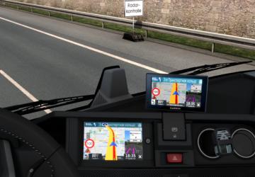 Изменённый фон навигатораверсия 2.0 для Euro Truck Simulator 2 (v1.39.x)