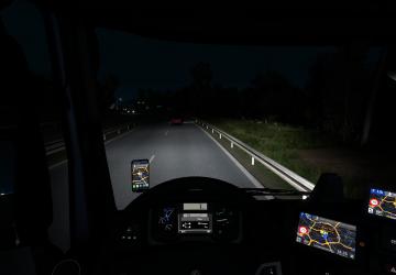 Изменённый фон навигатора (Ночная версия)v1.0 для Euro Truck Simulator 2 (v1.39.x)