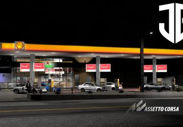 J and G Designs Shell Service Station Scenev1.3 для Assetto Corsa