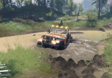 Jeep CJ-5 1976 Renegadeверсия 1.0.0 для SpinTires (v03.03.16)