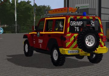JEEP WRANGLER POMPIERверсия 1.0 для Farming Simulator 2017 (v1.5.3.1)