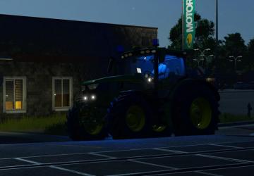 John Deere 6R fire department styleверсия BETA для Farming Simulator 2025