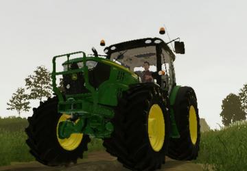 John Deere 6r medium frameверсия 1.0 для Farming Simulator 20 (v0.0.0.63)