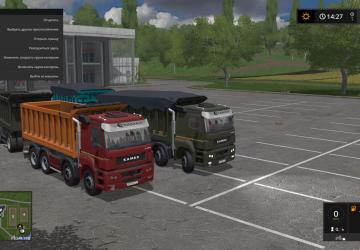 КамАЗ 40С и прицепверсия 1.1 для Farming Simulator 2017 (v1.5.3.1)