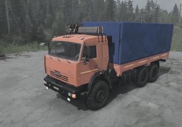 КамАЗ-43118-50версия 18.08.25 для Spintires: MudRunner (v28.09.22)