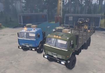 KaMaZ 43118_Longверсия 1.1 для SpinTires (v03.03.16)