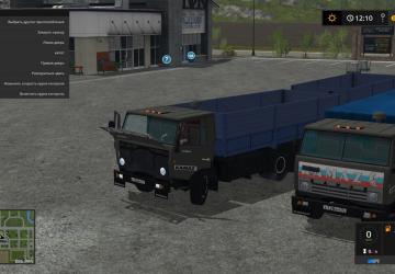 КамАЗ 53212 с прицепом СЗАП 8357версия 2.1 для Farming Simulator 2017 (v1.5.3.1)