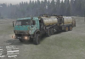КамАЗ-53504 Лесовозверсия 17.04.19 для SpinTires (v03.03.16)