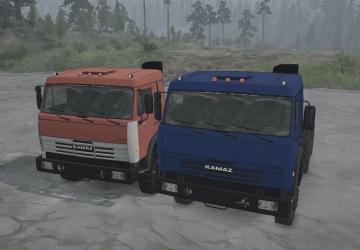 КамАЗ-54115 с колёсной формулой 6х6версия 2.1 для Spintires: MudRunner (v19.11.18)
