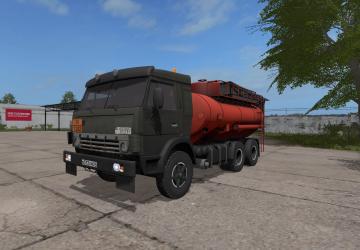 КамАЗ-55102 Бензовозверсия 1.0 для Farming Simulator 2017 (v1.5.x)