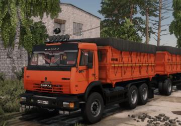 КамАЗ-55102версия 1.0.0.0 для Farming Simulator 2022 (v1.14.x)