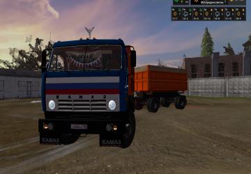 Камаз 55102 Сельхозникверсия 1.0 для Farming Simulator 2017 (v1.5.3.1)