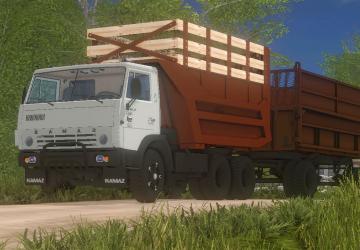 КамАЗ-55111 - Переделкаверсия 1.2 для Farming Simulator 2017 (v1.5.3.1)