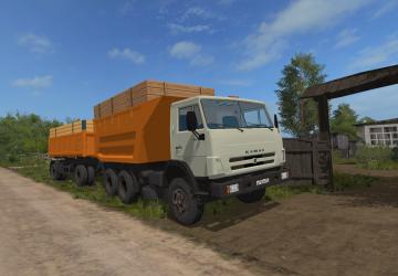 Камаз 55111 после кап-ремонтаверсия 07.06.19 для Farming Simulator 2017 (v1.5.x)