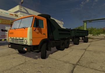 КамАЗ-55111версия 1.4 для Farming Simulator 2017 (v1.5.x)