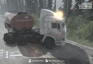 Kamaz 65111 53228версия 03.03.16 для SpinTires (v03.03.16)