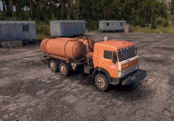 КамАЗ-65115/65111 Ассенизатор КО-505версия 28.05.2019 для SpinTires (v03.03.16)