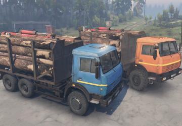 Kamaz 65115 6x4, Kamaz 65111 6x6версия 1 для SpinTires (v03.03.16 и выше)