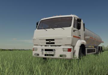 КамАЗ-65117 молоковозверсия 1.0.0.0 для Farming Simulator 2019 (v1.6.x)
