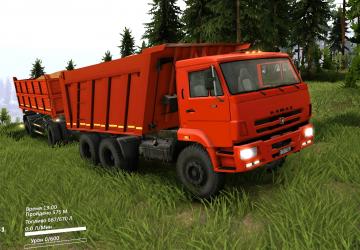 KAmaZ 6520 - Переработкаверсия 1.3 для SpinTires (v03.03.16 и выше)